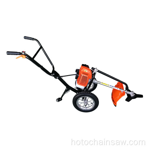 Thailand 52cc hand push brush cutter two wheel